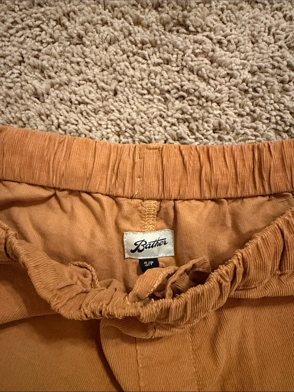 High-Waist Casual Women's Shorts in Rust